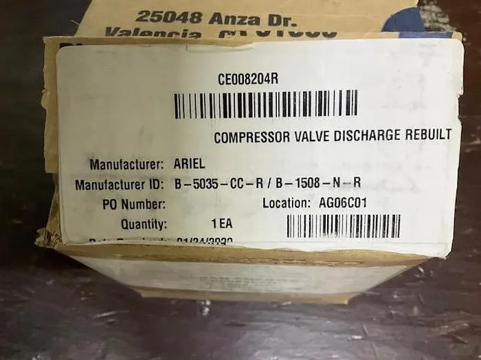 Used ARIEL 70CRE Valves/Fittings | Compression Source #412211