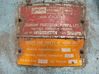 Used GRAHAM 1PV8255 Vacuum Pumps Ohio US | Equipment Recovery Corp. #1331418