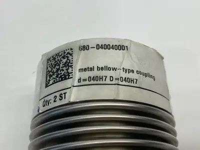 Used Ringfeder Metal Bellows Coupling 38mm Bore to 40mm Bore Ma=73.75 ft-lbs Tooling & Accessories (Other) Michigan US | Maverick Industrial Sales #1395149