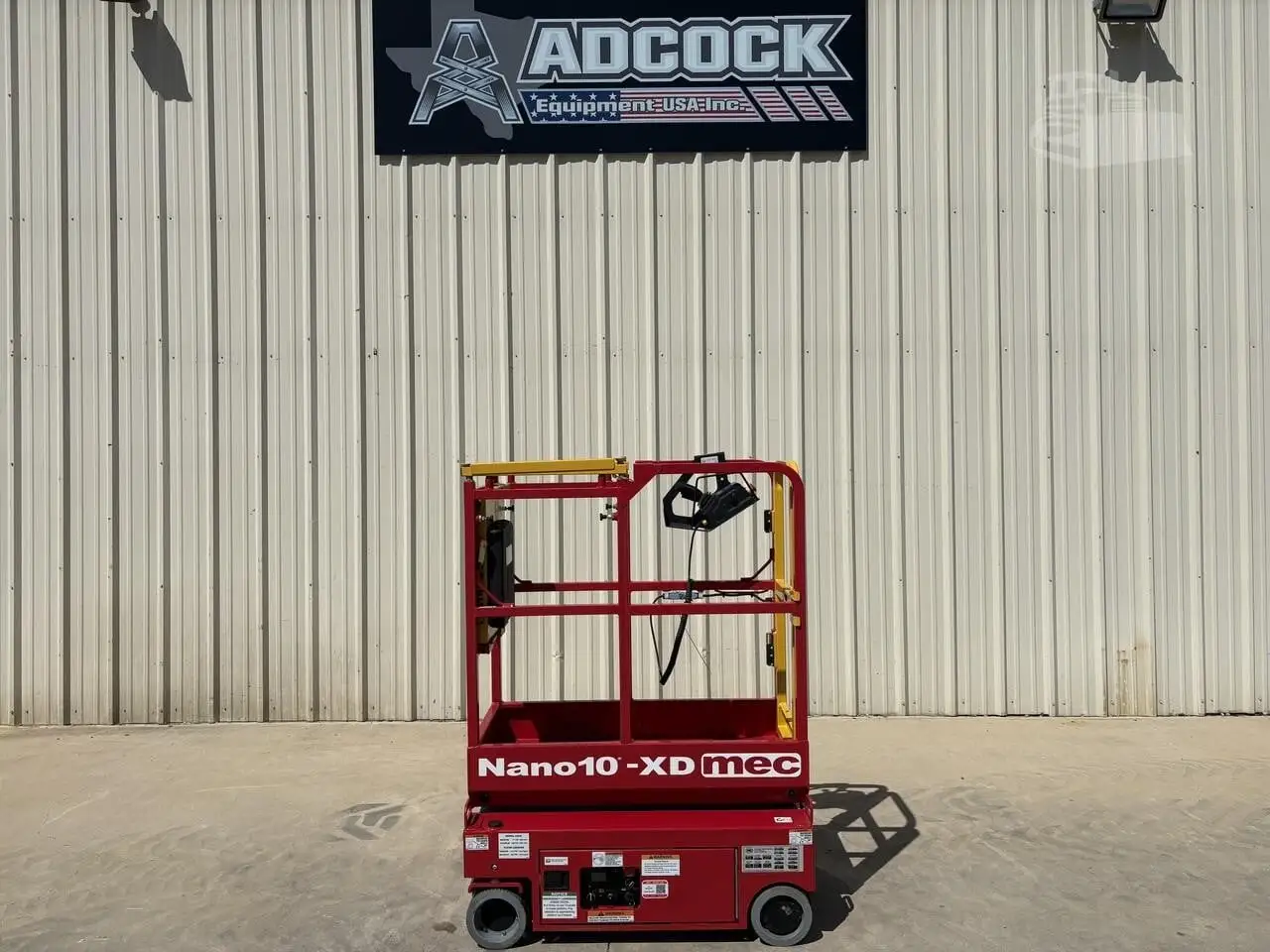 New | in-Stock 2026 MEC NANO10-XD Scissor Lifters Texas US | Adcock Equipment USA #1524595