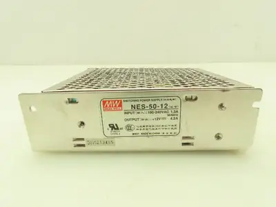 Mean Well NES-50-12 Switching Power Supply 12V DC 4.2A 50W 120VAC Input Lot of 3