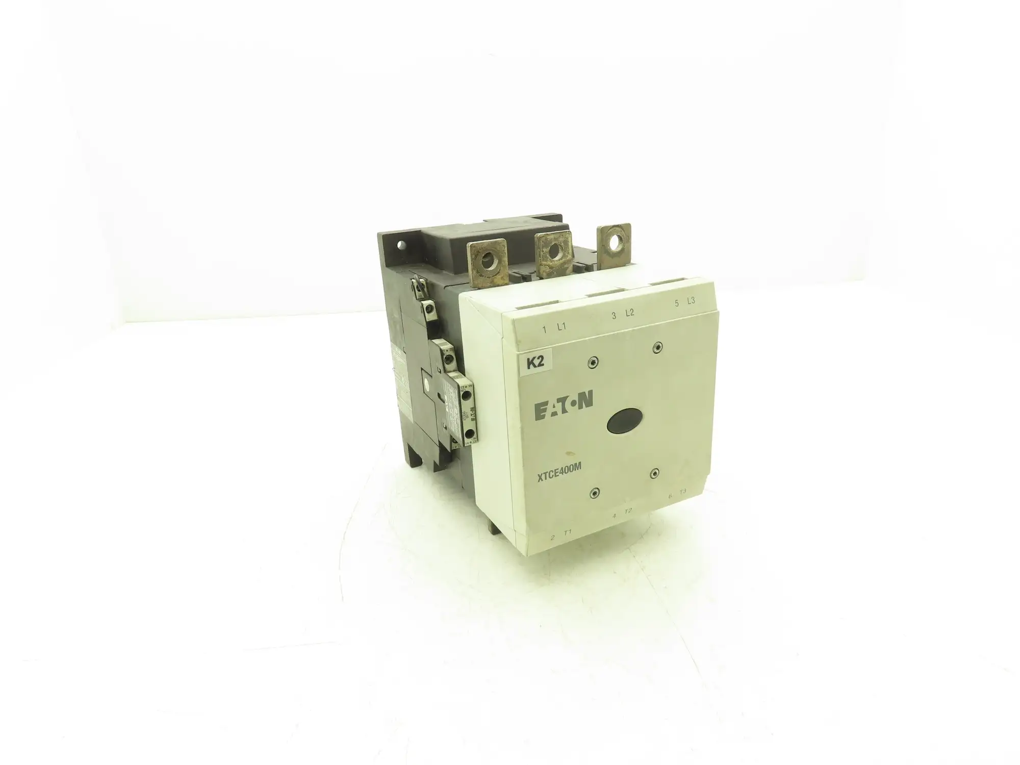 Eaton XTCE400M Motor Starter Contactor 600V 3Ph 400A 400Hp 120V Coil 2 NO + 2 NC
