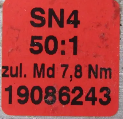 NEW RUHRGETRIEBE MS56A/4 ASYNCHRONOUS GEAR MOTOR 50:1 MS56A4 WSK
