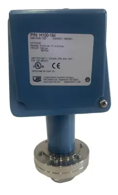 NEW UNITED ELECTRIC H100-184 PRESSURE SWITCH 2-50PSI H100184