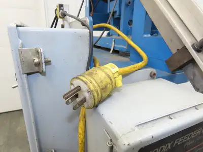 Mid West Vibratory Screw Feeder Bowl 15" Hopper 24x24" Hopper Foot Pedal Control