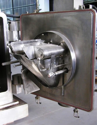Ferrum HSZ-Ph 1000/500 peeler centrifuge, Hastelloy C-22.