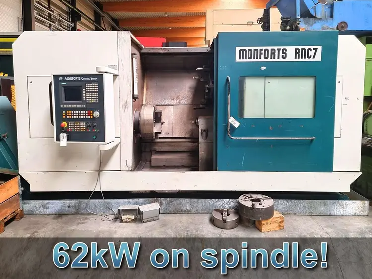 Used MONFORTS RNC 7 Ø 720 X 1500 MM CNC - HARD TURNING MACHINE CNC Lathes BE | Apt International N.V #361746