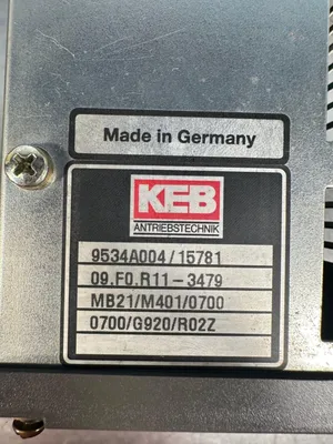 Used KEB _UNKNOWN_ Variable Speed Drives South Carolina US | Palmetto Automation #1519427