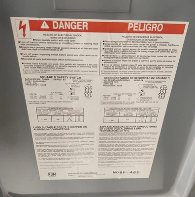 USED Square D D324N