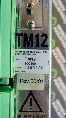 Cooper Tools TM12 Servo Drive Card 960900 Rev.00/01 Used