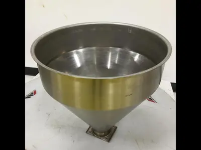 USED METAL FABRICATOR HOPPER