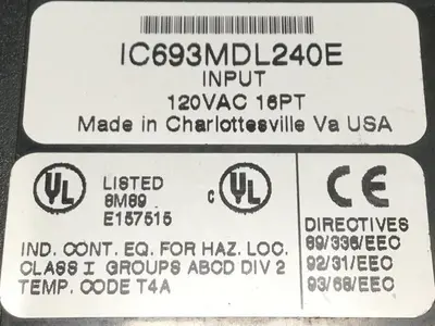 USED FANUC IC693MDL240E