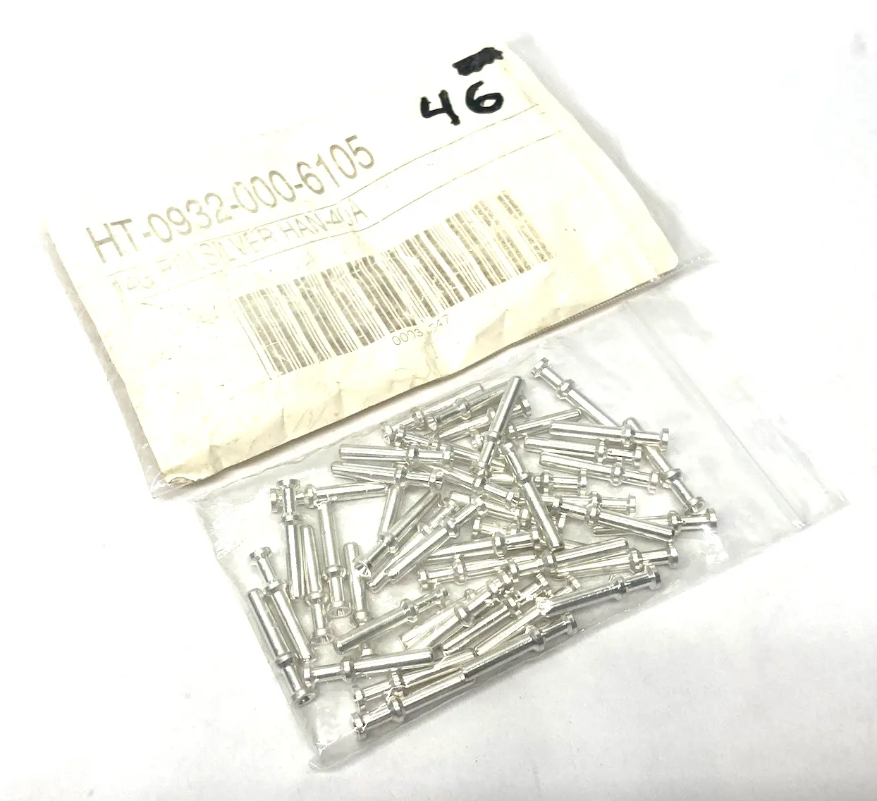 New | in-Stock HARTING Crimp Contact Han C-male contact-c 2.5mm² LOT OF 46 Contact Blocks Michigan US | Maverick Industrial Sales #1392886