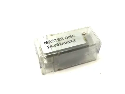 USED MAHR STEEL XX MASTER DISC 24.892MM