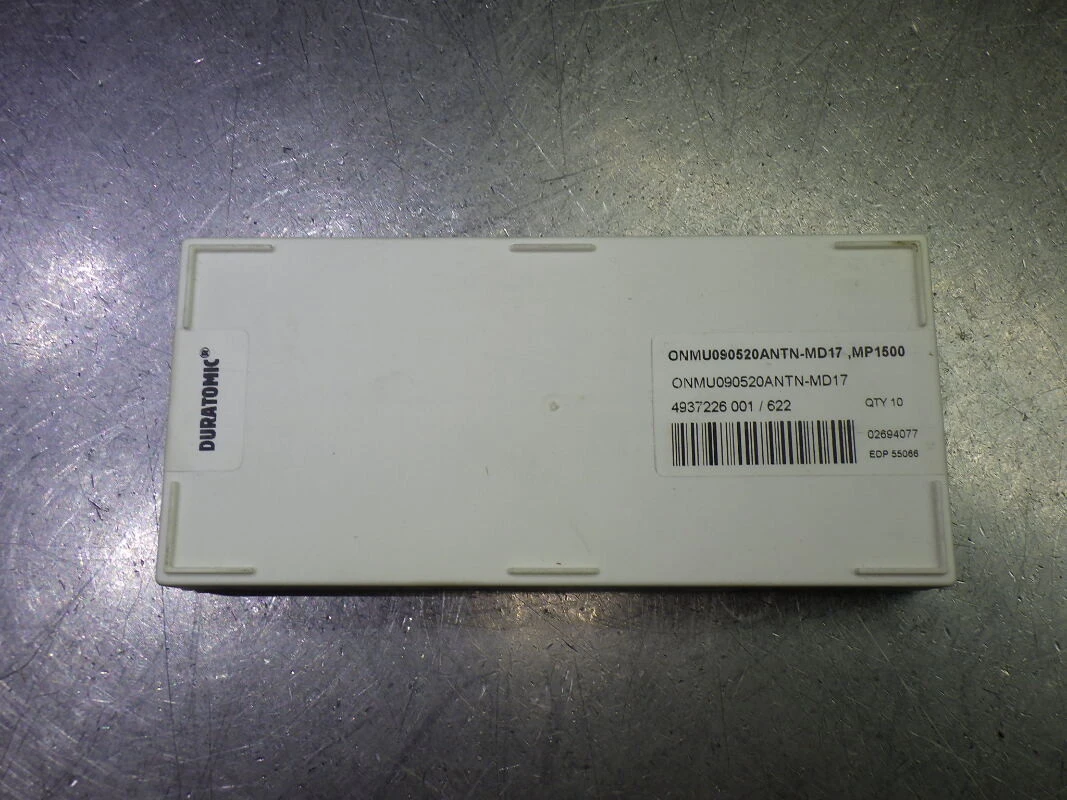 SECO Carbide Milling Inserts QTY10 ONMU090520ANTN-MD17 MP1500 (LOC1465)