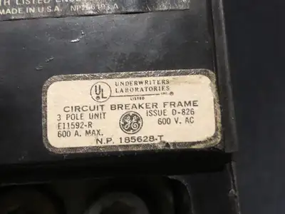 Used GENERAL ELECTRIC TJK636F000 Circuit Breakers British Columbia CA | Lenmark #244382