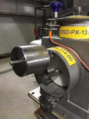 Spray dryer 7,000 lbs. Per hour evap. V-bottom dryer three nozzles #3653507