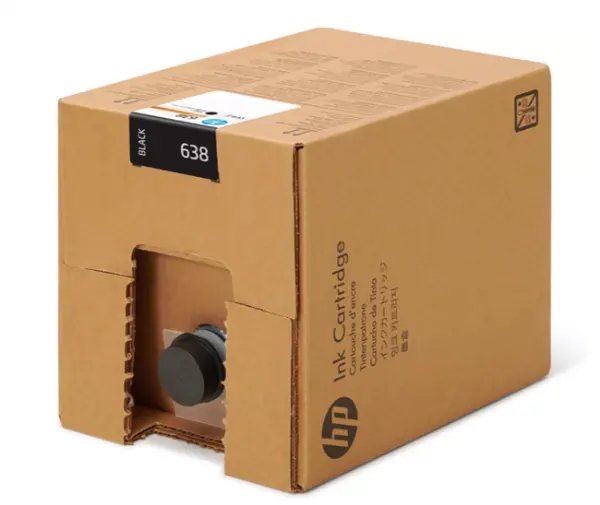 Used _UNKNOWN_ HP 638 10L Black Stitch Dye Sublimation Ink Cartridge for S1000 - 4UV63A Dye Sublimation Printers Oklahoma US | Wide Image Solutions #1538757