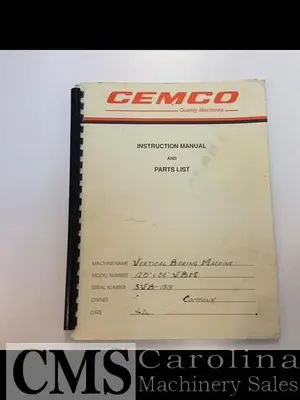 USED CEMCO DRILL PRESS