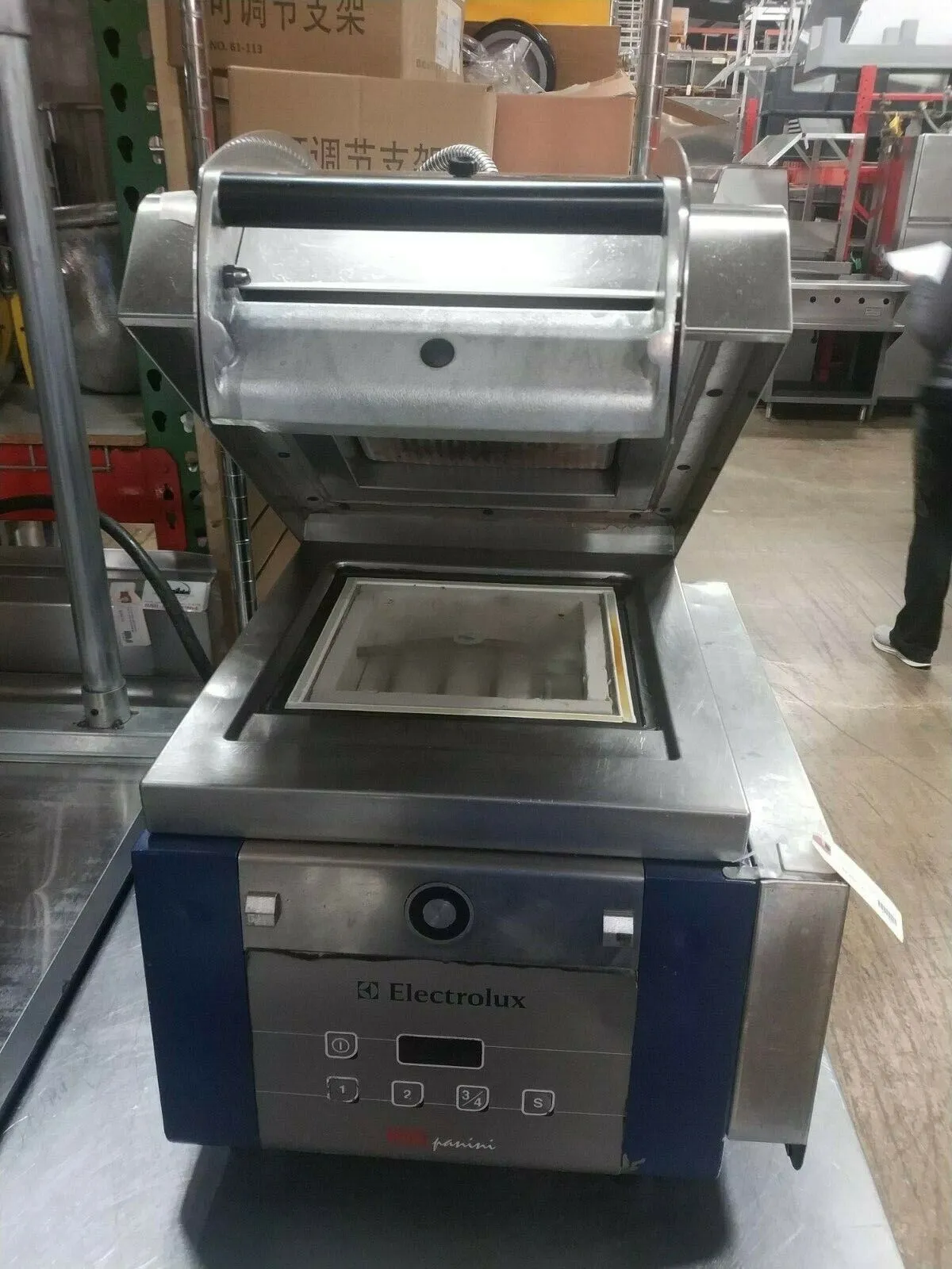 Used Electrolux HSPPUS High Speed Commercial Panini Press