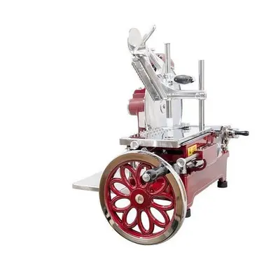 Trento 12″ Blade Luxury Model Volano Manual Slicer Flower Flywheel and Stainless Steel Tray - SEE VIDEO