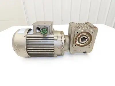 Schubert 4DF71C-4 Gearmotor 20:1 Ratio 80rpm 1/2Hp 230/460V Hollow Shaft