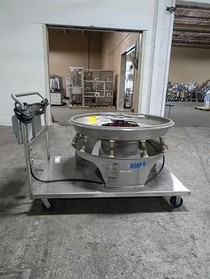 Sweco model MX48Y686EPP4SDSETLWC  48" diameter single deck sifter (base only)