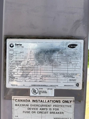 CARRIER _UNKNOWN_ Air Rings, Chillers | Mark One Machinery (5)