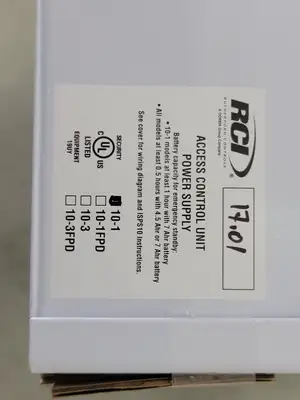 NEW RUTHERFORD CONTROLS 10-1