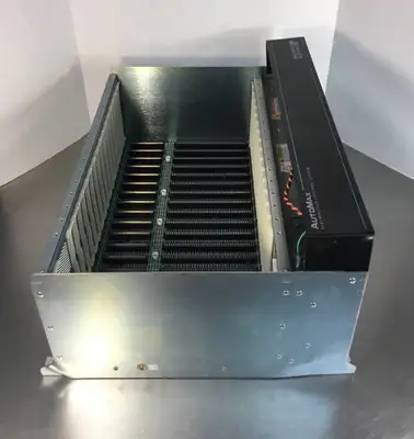 RELIANCE 57C331A / 803456-8RA 16 SLOT RACK (as Pictured-no Power Supply). 3F
