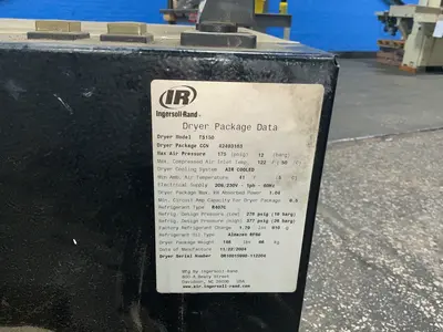 Used 2004 INGERSOLL RAND TS150 Refrigerated Air Compressor Dryers Ohio US | HGR 24 #1705018