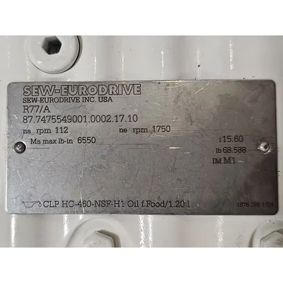 USED SEW-EURODRIVE R77/A