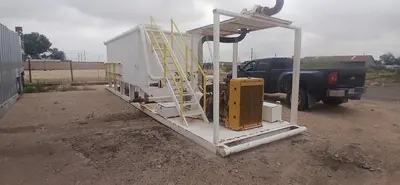 USED BX TANK SUPPLY 210BBL MIX PLANT