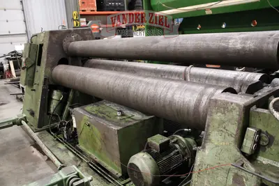 Used 1989 ROUNDO PS360 Plate Bending Rolls including Pinch Michigan US | Vander Ziel Machinery Sales #480500