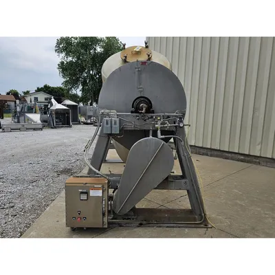 Used Stainless Steel 75 Cubic Foot Gemco V-Shape Vacuum Cone Tumble Blender