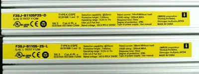 NEW OMRON F3SJ-B1105P25 LIGHT CURTAIN SET F3SJ-B1105P25-D F3SJ-B1105-25-L