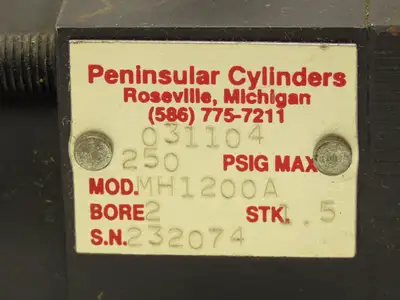New | in-Stock PENINSULAR _UNKNOWN_ Pneumatic Cylinders | Arrow Industrial #612672