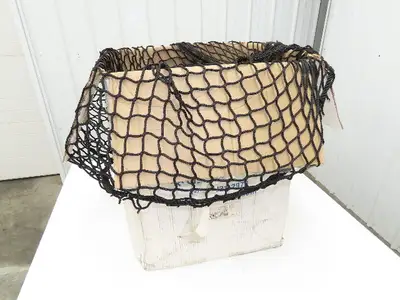 US Netting SBN 4045 Rope Border Netting 150' x 7' Black