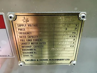 USED 2006 OKUMA M-853PF-5X