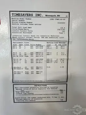 USED 2022 TIMESAVERS LYNX 37MWT-DD-60