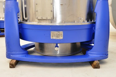 Comi-Condor ALFA/S perforate basket centrifuge, 316SS.