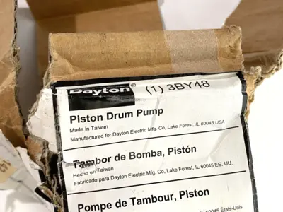 New | in-Stock DAYTON HAND PISTON DRUM PUMP STAINLESS STEELD 55 GAL MISSING HANDLE Pumps | Maverick Industrial Sales #1099150