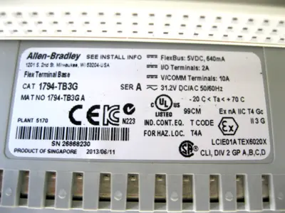 USED Allen-Bradley 1794-TB3