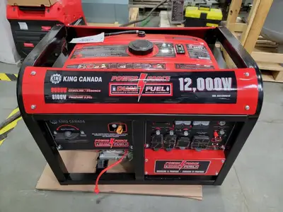 New | in-Stock KING CANADA KCG-12001GE-DF Generators British Columbia CA | Lenmark #277351