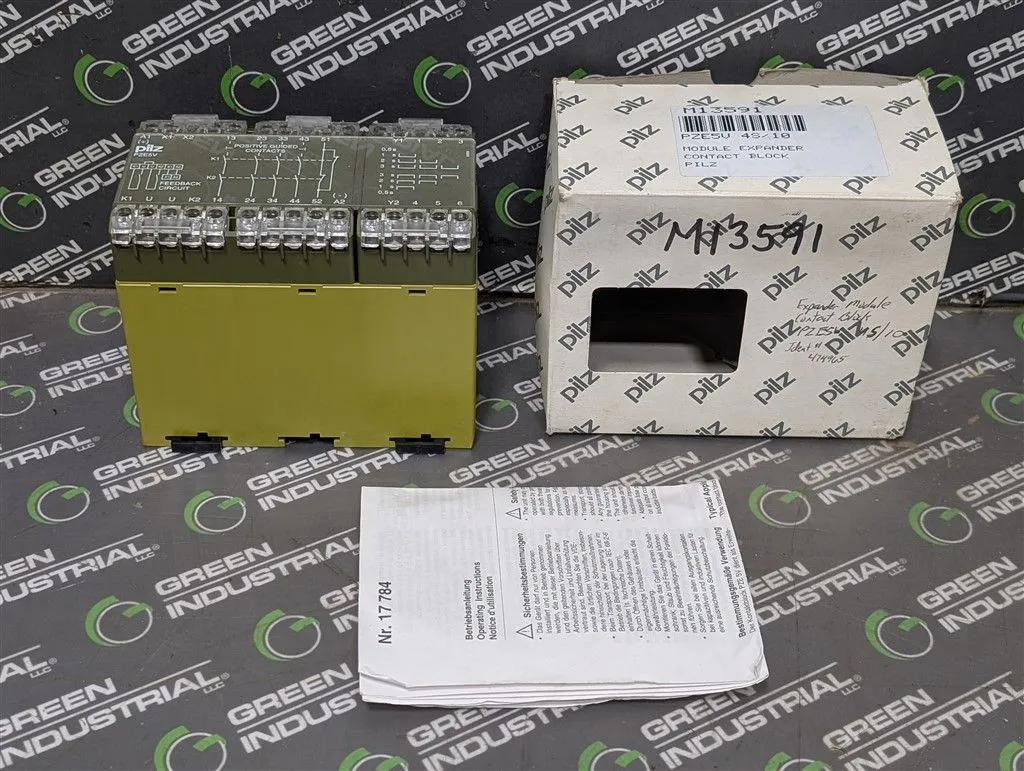 pilz PZE 5V 4S/1O Safety Relay Expander Module 474965 M13591 New NIB
