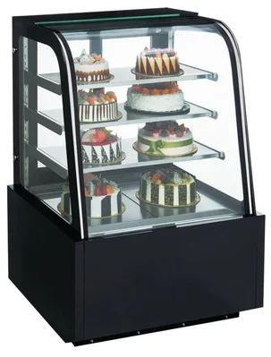 New | in-Stock Dukers New Dukers DDM36R-CB Curved Glass 36" Cake Showcase Display Refrigerators Illinois US | Falcon Restaurant Supply #1376314