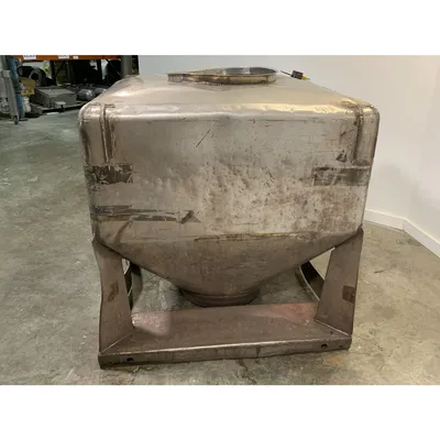 Used 1000 Liter (35 cu. Ft) IBC Matcon Stainless Steel Portable Tote Bin