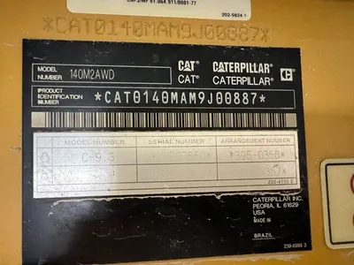 2014 Caterpillar 140M2AWD