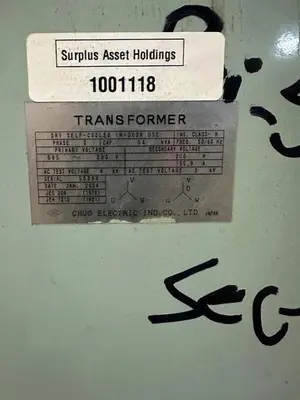 Used CHUO _UNKNOWN_ Transformers | Surplus Asset Holdings #1203050