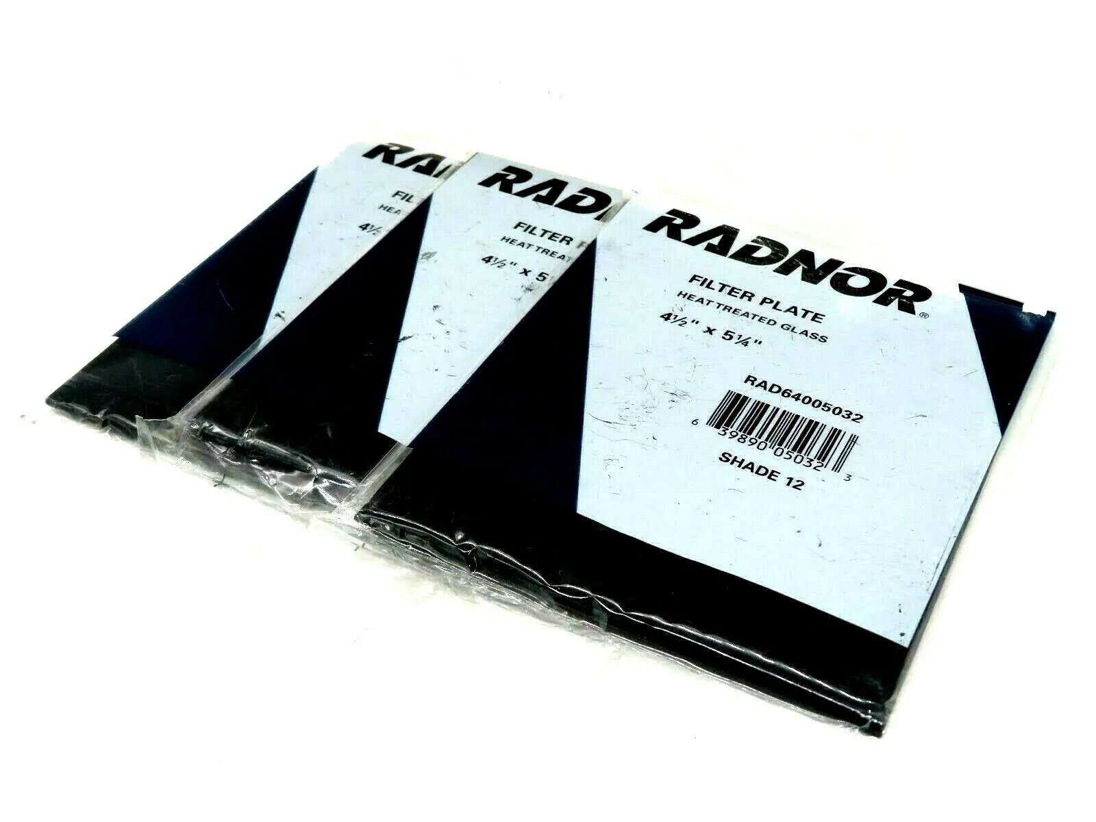 NEW LOT OF 3 RADNOR RAD64005032 HEAT TREATED GLASS SHADE 12